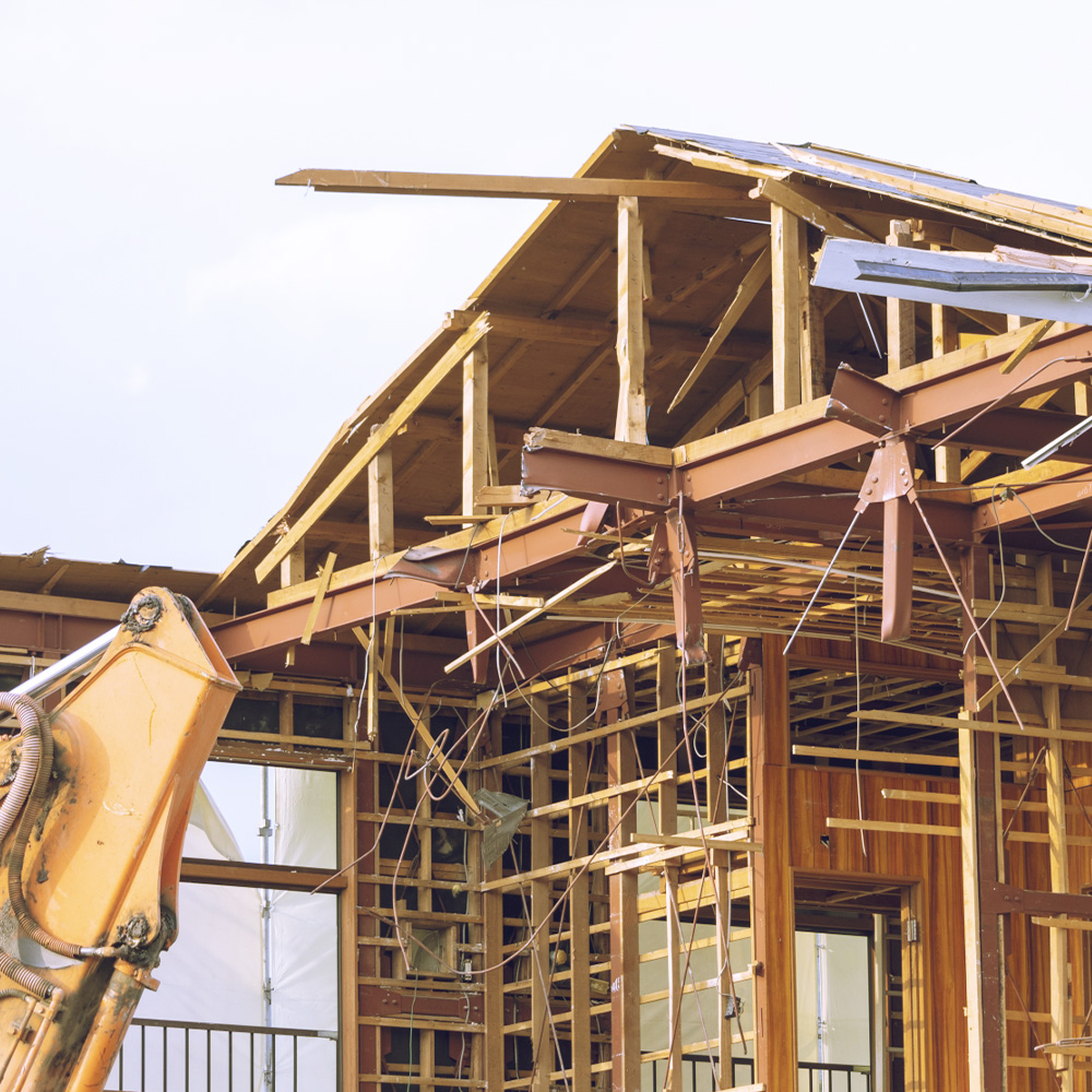 スムーズな解体工事、幅広い建物に対応